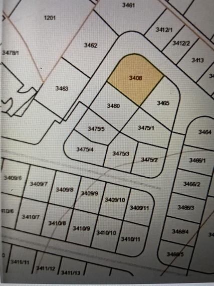 Investičný  pozemok, 980 m2, obec Kôš, okres Prievidza