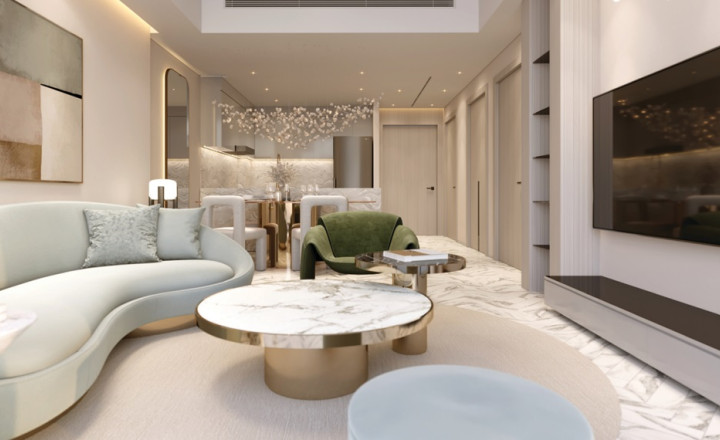 Apartmány v Dubaji projekt RED SQUARE TOWER - fotografia 1